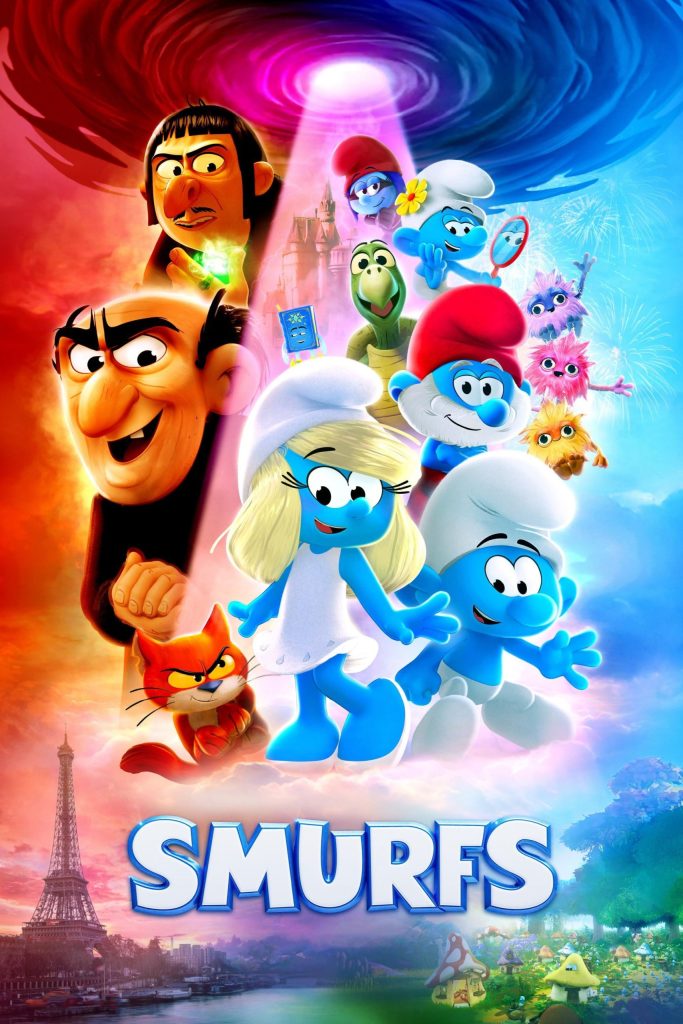 Poster for the movie "Smurfs"